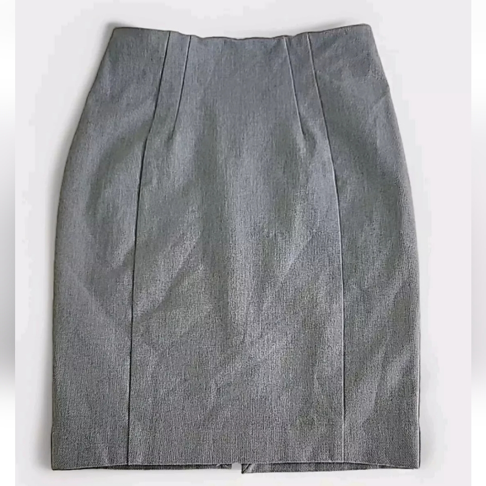 Express Women's Size 00 Straight & Pencil Skirt Gray Back Zipper